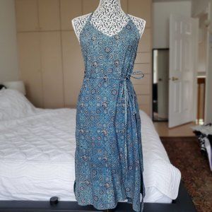 Blue Wrap Dress